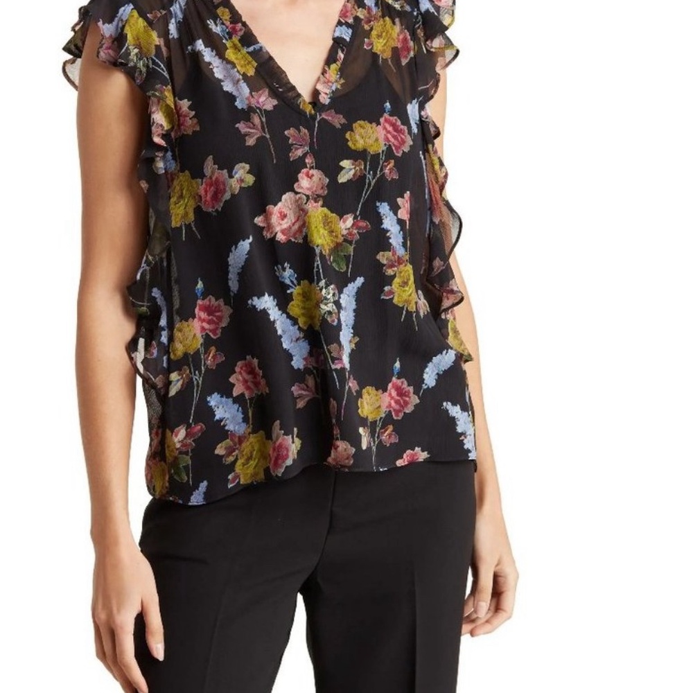 Paige Genie floral blouse. New without tags